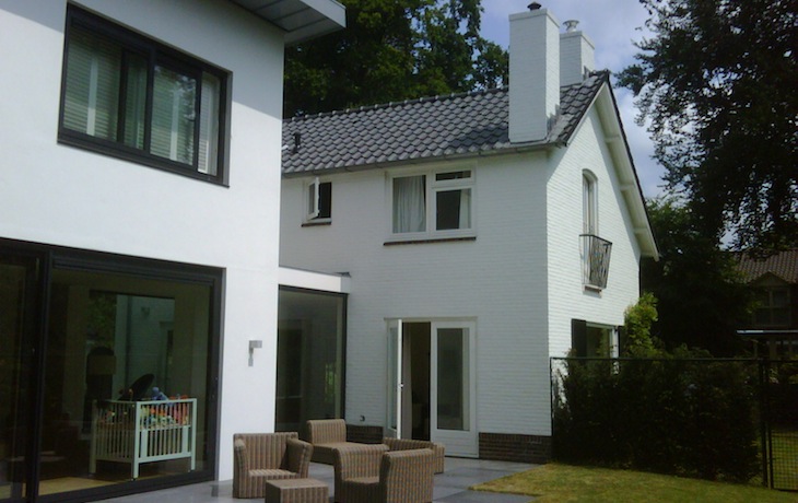 Renovatie bestaande woning en uitbreiding met 800m³ te Hilversum